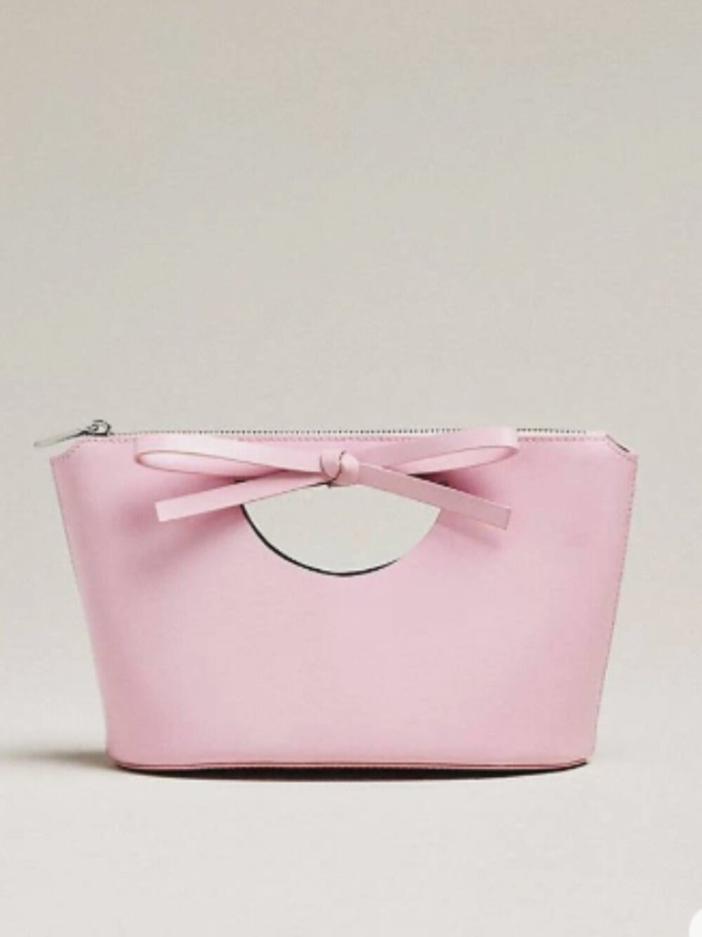 Studio Amelia Sofia Leather Bow Clutch